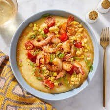 Smoked Gouda, Cheese Grits & Cajun Shrimp