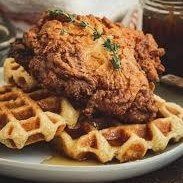 Southern Fried Chicken and Waffles