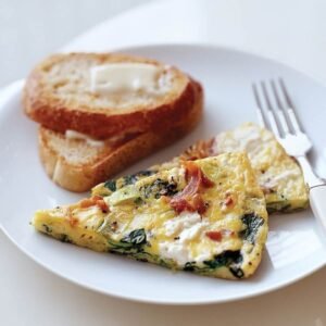 Spinach & Goat Cheese Frittata